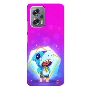 Чохол Бравл Старс для Xiaomi Redmi Note 12 Pro Plus (Леон у костюмі Акули)
