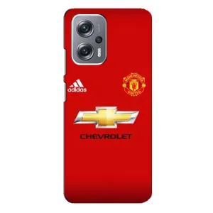 Силіконові Чохли з принтом Футбол на Xiaomi Redmi Note 12 Pro Plus (Man United)