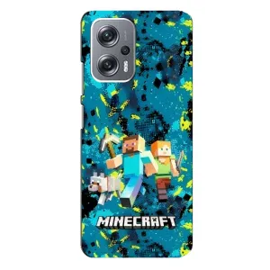Чохли для Xiaomi Redmi Note 12 Pro Plus (Персонажі МайнКрафт) (Майнкрафт)