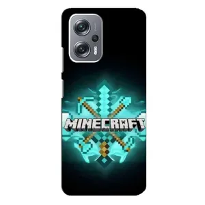 Чохол майнкрафт для Xiaomi Redmi Note 12 Pro Plus (MineCraft 2)
