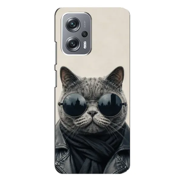 Чехол с рисунком «Модный кот» для Xiaomi Redmi Note 12 Pro Plus Чехол с рисунком «Модный кот» для Xiaomi Redmi Note 12 Pro Plus