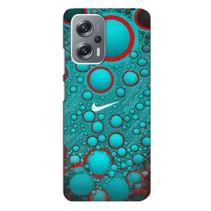 Силиконовый Чехол на Xiaomi Redmi Note 12 Pro Plus с картинкой Nike (Найк зеленый)