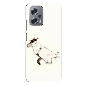 Чехол на тематику: Коты для Xiaomi Redmi Note 12 Pro Plus (Отдых)