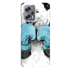 Чехлы с Пандами на Xiaomi Redmi Note 12 Pro Plus (Панда боксер)