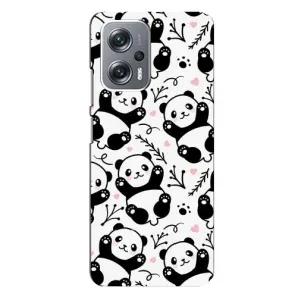 Чехлы с Пандами на Xiaomi Redmi Note 12 Pro Plus (Пандочки)