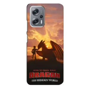 Чохол дракон Беззубик для Xiaomi Redmi Note 12 Pro Plus (Постер Беззубика)