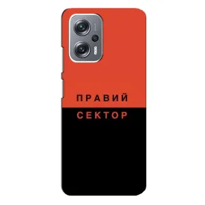 Чехлы УПА (Красно-Чёрный) на Xiaomi Redmi Note 12 Pro Plus (Правый Серктор)
