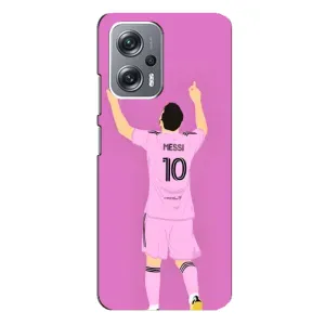 Чехлы Лео Месси в Майами на Xiaomi Redmi Note 12 Pro Plus (Празднование Месси)