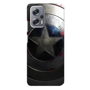 Чохол с Щітом Капітана Америки на Xiaomi Redmi Note 12 Pro Plus (Ретро Щит Капітана)
