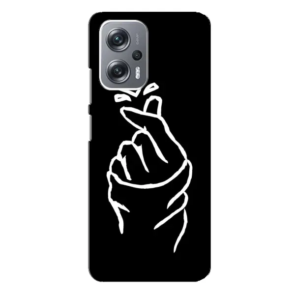 Чехол с рисунком «Сердце на черном» для Xiaomi Redmi Note 12 Pro Plus Чехол с рисунком «Сердце на черном» для Xiaomi Redmi Note 12 Pro Plus
