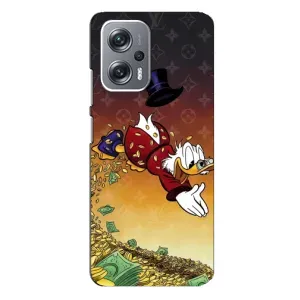Силиконовый чехол для Xiaomi Redmi Note 12 Pro Plus (Скрудж Луи Виттон)