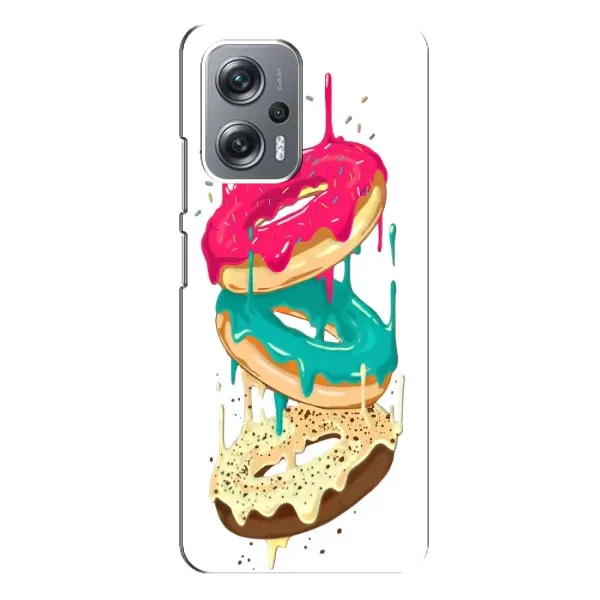 Чехол с рисунком «Сочные пончики» для Xiaomi Redmi Note 12 Pro Plus Чехол с рисунком «Сочные пончики» для Xiaomi Redmi Note 12 Pro Plus