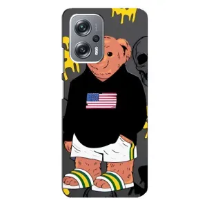 Чохли Мішка Тедді для Редмі Нот 12 Про Плюс (Teddy USA)