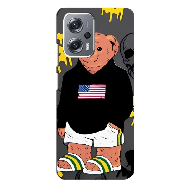 Чехол с рисунком «Teddy USA» для Xiaomi Redmi Note 12 Pro Plus Чехол с рисунком «Teddy USA» для Xiaomi Redmi Note 12 Pro Plus