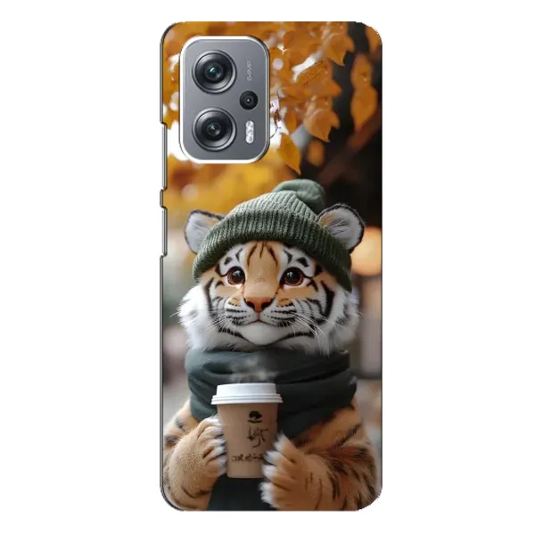 Чехол с рисунком «Тигр с кофе» для Xiaomi Redmi Note 12 Pro Plus Чехол с рисунком «Тигр с кофе» для Xiaomi Redmi Note 12 Pro Plus