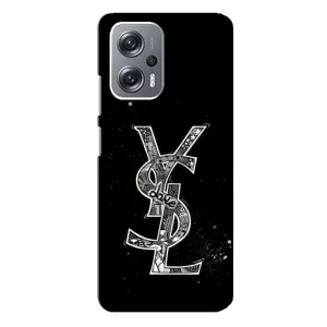 Чехол (Dior, Prada, YSL, Chanel) для Xiaomi Redmi Note 12 Pro Plus (YSL)