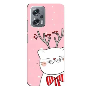 Чехол на тематику: Коты для Xiaomi Redmi Note 12 Pro Plus (Зимний кот)