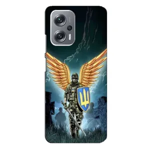 Патриотический Чехол для Xiaomi Redmi Note 12 Pro Plus (ЗСУ з крильями)