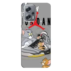 Силіконовый Чохол Nike Air Jordan на Редмі Нот 12 Про (5g) (Air Jordan)