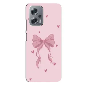 Чохол банти для Xiaomi Redmi Note 12 Pro (5g) (Бант на рожевому)