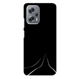 Чохол з картинками на чорному фоні для Xiaomi Redmi Note 12 Pro (5g) (Дорога)