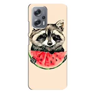 Силиконовый Чехол с Енотами на Xiaomi Redmi Note 12 Pro (5g) (Енот)
