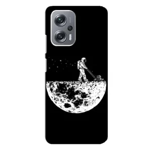 Силиконовый Чехол с принтом "Космонавты" на Xiaomi Redmi Note 12 Pro (5g) (Космонавт)
