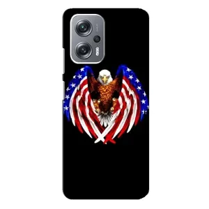 Чохол Прапор USA для Xiaomi Redmi Note 12 Pro (5g) (Крила США)