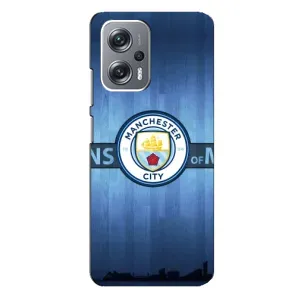 Силиконовые Чехлы принт Футбол на Xiaomi Redmi Note 12 Pro (5g) (ManCity)