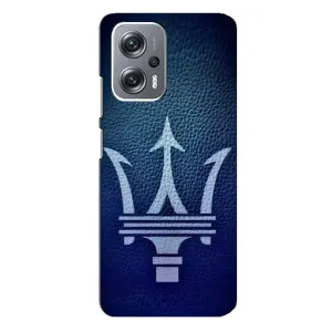 Чехлы с тематикой "Крутые машины" на Xiaomi Redmi Note 12 Pro (5g) (Лого Maserati)