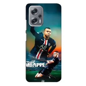 Чехол (TPU) с Футболистом на Xiaomi Redmi Note 12 Pro (5g) (MBAPPE)