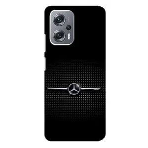 Силиконовый бампер с картинкой машины на Xiaomi Redmi Note 12 Pro (5g) (Mercedes)