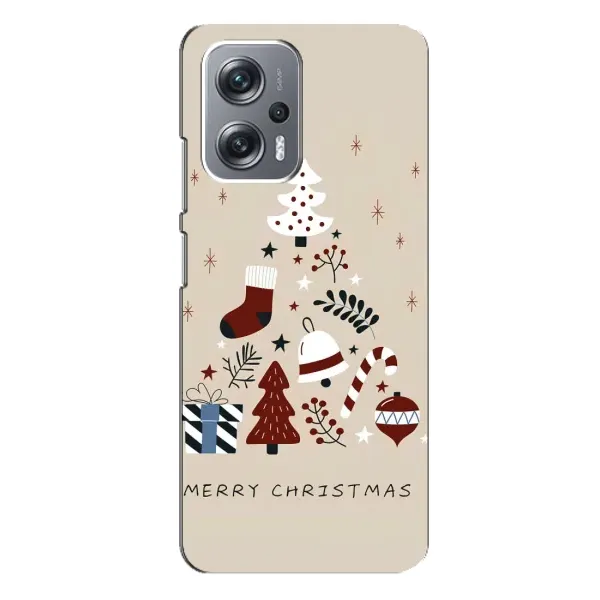 Чехол с рисунком «Merry Christmas» для Xiaomi Redmi Note 12 Pro (5g)