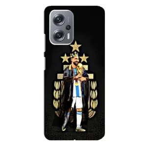 Чехлы Лео Месси Аргентина для Xiaomi Redmi Note 12 Pro (5g) (Месси король)