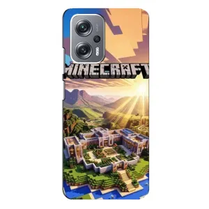 Чехол майнкрафт для Xiaomi Redmi Note 12 Pro (5g) (MINECRAFT)