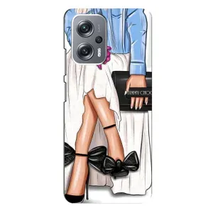 Силіконовый Чохол на Xiaomi Redmi Note 12 Pro (5g) з картинкой Модных девушек (Мода)