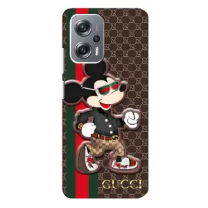 Чехлы Бренд GUCCI для Xiaomi Redmi Note 12 Pro (5g) (Маус Гуччи)