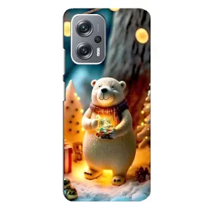 Чохли на Новий Рік Xiaomi Redmi Note 12 Pro (5g) (Новорічний ведмедик)