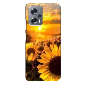 Чохол з Квітами для Xiaomi Redmi Note 12 Pro (5g) (поле соняшників)