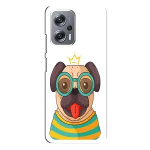Бампер для Xiaomi Redmi Note 12 Pro (5g) с картинкой "Песики" (Собака Король)