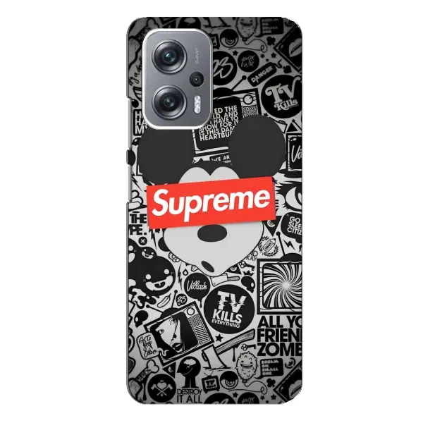 Чехол с рисунком «Supreme Маус» для Xiaomi Redmi Note 12 Pro (5g) Чехол с рисунком «Supreme Маус» для Xiaomi Redmi Note 12 Pro (5g)