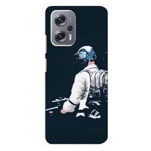 Силиконовый чехол с картинкой "Герой Pubg" на Xiaomi Redmi Note 12 Pro (5g) (В экиперовке)