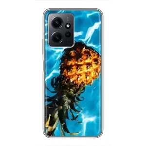 Чохол з зображенням смачної їжі для Xiaomi Redmi Note 12 (Ананас)