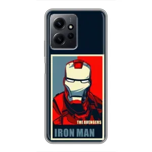 Чехол Супергерой Железный человек на Xiaomi Redmi Note 12 (Art Iron man)