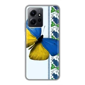 Чохол з Українською символікою на Редмі Нот 12 (Метелик)