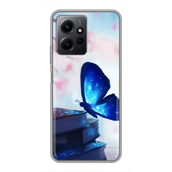Чехол с рисунком «Бабочка синяя» для Xiaomi Redmi Note 12 Чехол с рисунком «Бабочка синяя» для Xiaomi Redmi Note 12