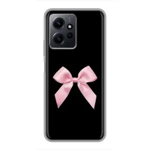 Чохол банти для Xiaomi Redmi Note 12 (Бант на чорному)
