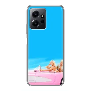Силиконовый Чехол Барби Фильм на Xiaomi Redmi Note 12 (Барби и Кен)