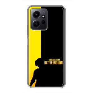 Чехол (TPU) с картинкой "Лого Пабг" на Редми Нот 12 (Battlegrounds)