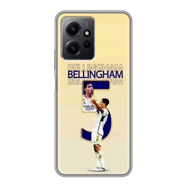 Чехол с рисунком «Беллингем ,Реал 5» для Xiaomi Redmi Note 12 Чехол с рисунком «Беллингем ,Реал 5» для Xiaomi Redmi Note 12